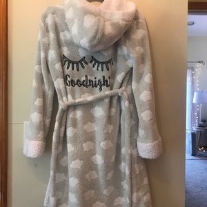 cloud robe with hood